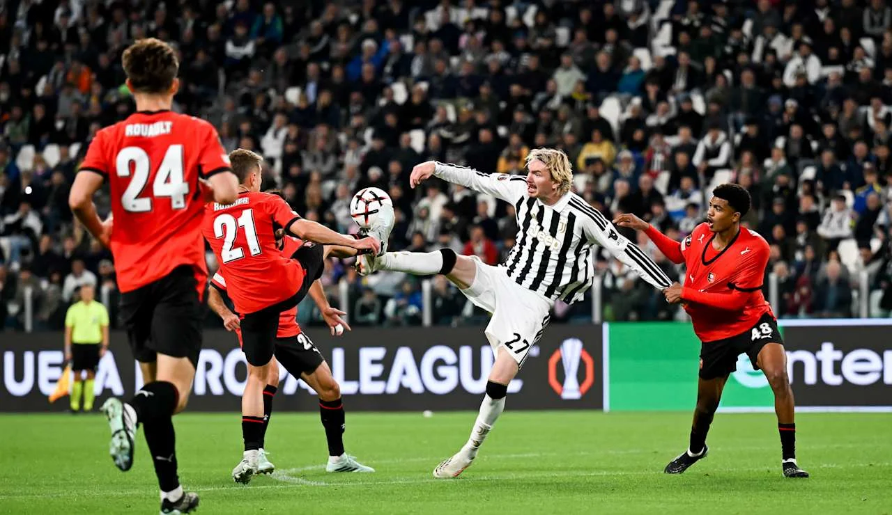 Juventus Gagal Menang Lagi, Rennes Paksa Bianconeri Berbagi Poin di Liga Eropa
